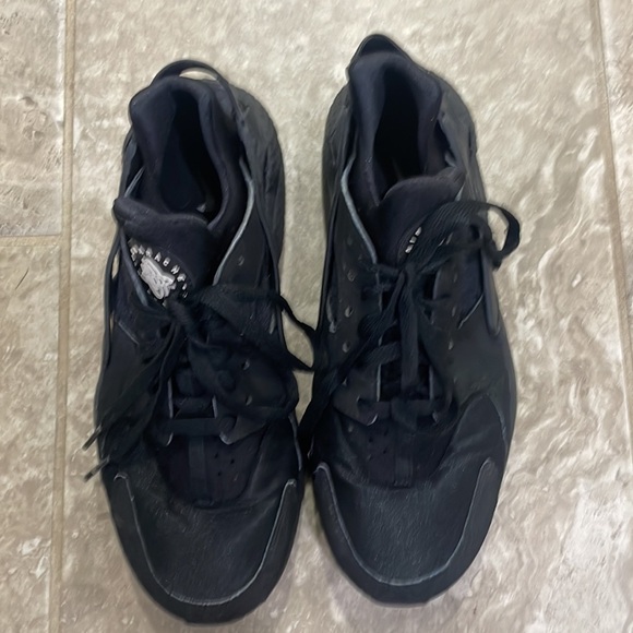 Nike Men’s Air Huarache Black Shoe Sz 8 - Picture 7 of 15